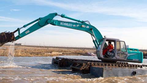 北京水陆挖掘机租赁