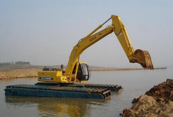 水陆挖掘机改装